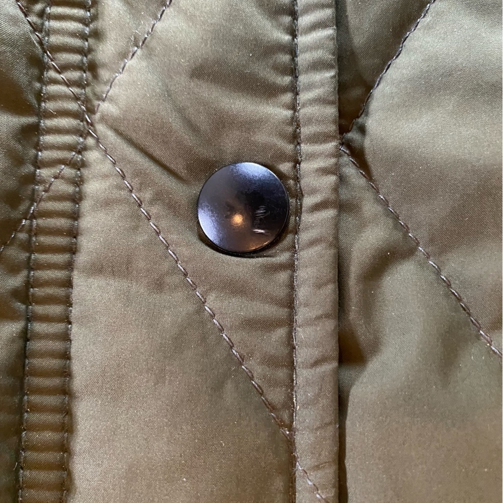 Banana Republic TALL Water Resistant Quilted Bomber Jacket - Size Medium Tall - Picture 13 of 14
